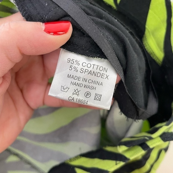 Y2K funky cropped straight legs pants - Picture 6 of 7